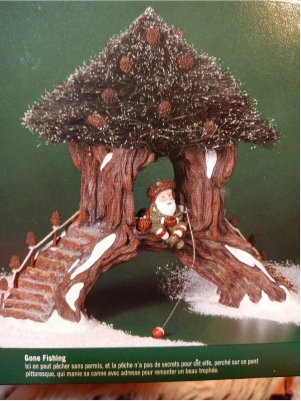 Dept 56 Pinewood Trees Large Village Accessories North Pole & Gone Fishing - Picture 11 of 11